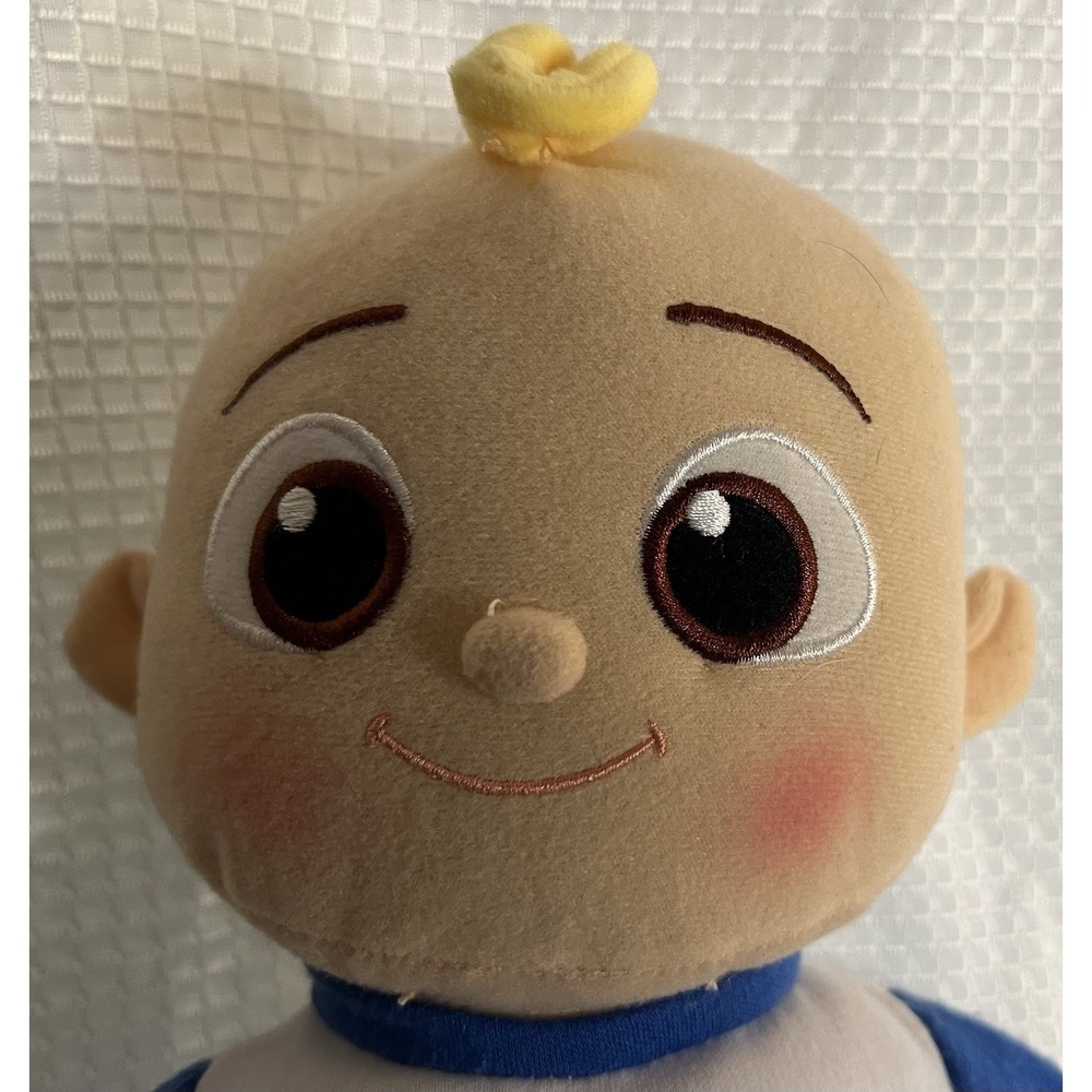 CoComelon Talking Plush Doll Medium‎ 2022 Blue Yellow Beige White - Picture 2 of 9